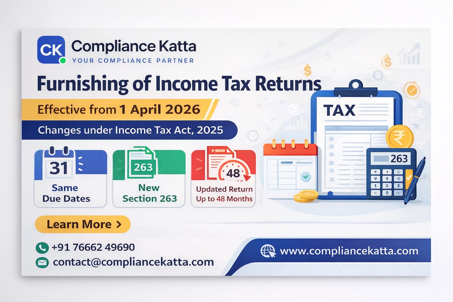 Furnishing of Income Tax Returns under Income Tax Act, 2025 – Complete Guide (Post 01 April 2026)